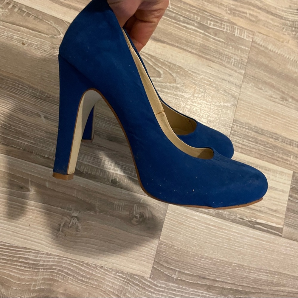 Elegant Blue Women's Heels